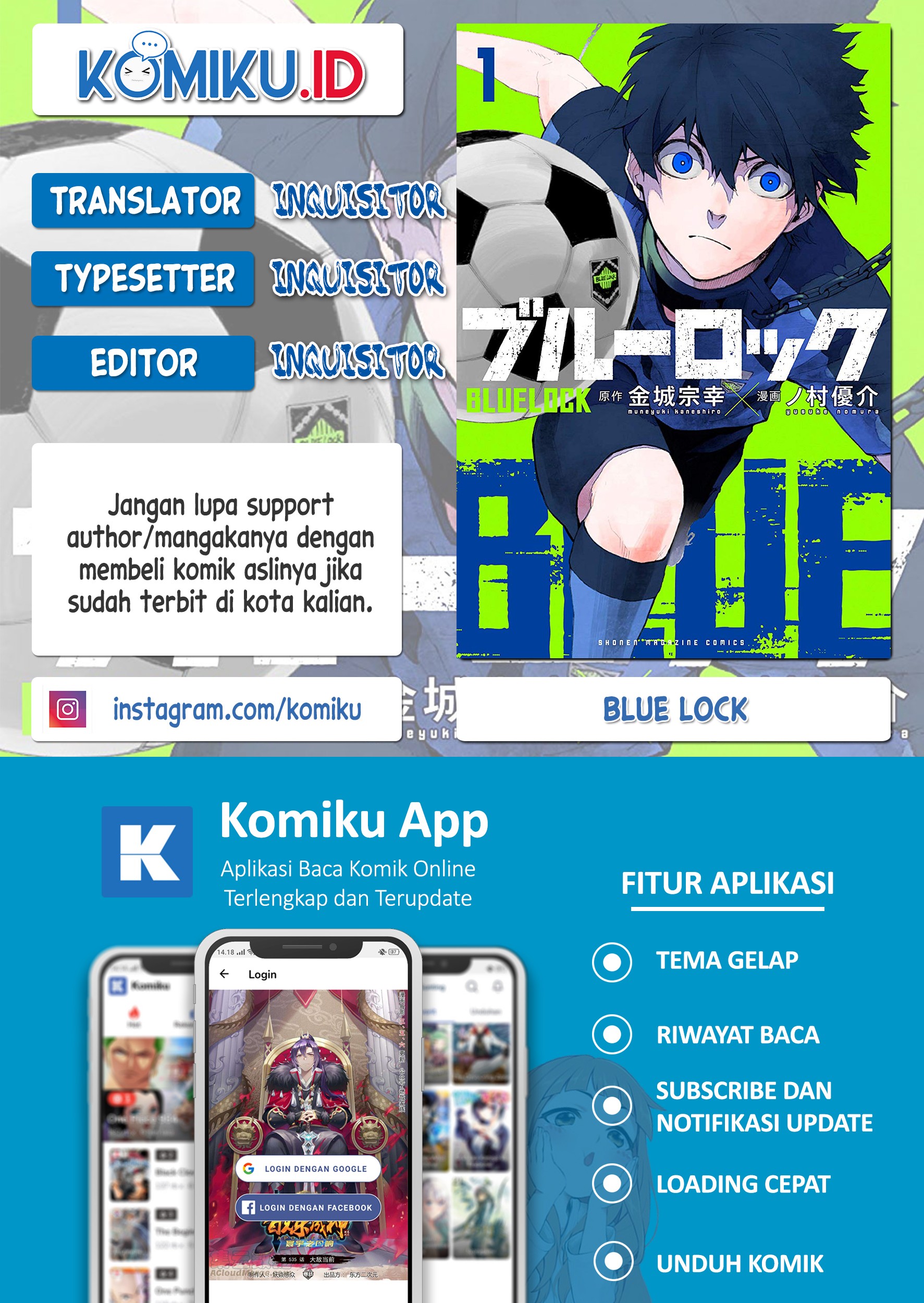 Read Blue Lock ID Manga Online