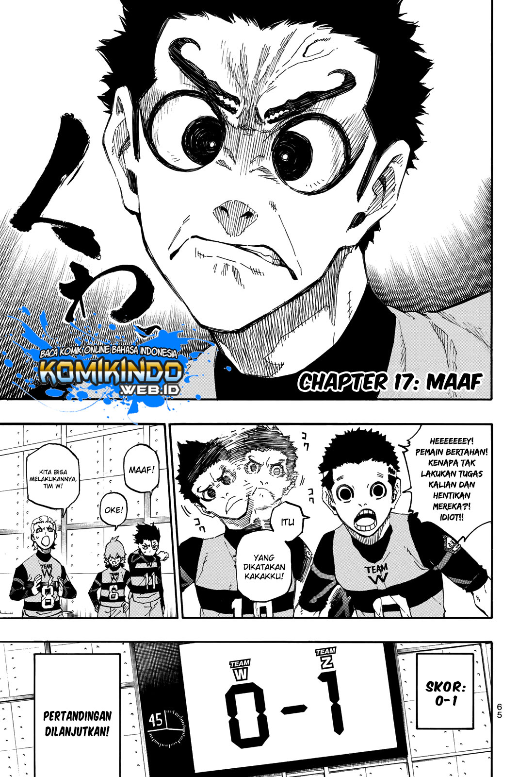 Read Blue Lock ID Manga Online
