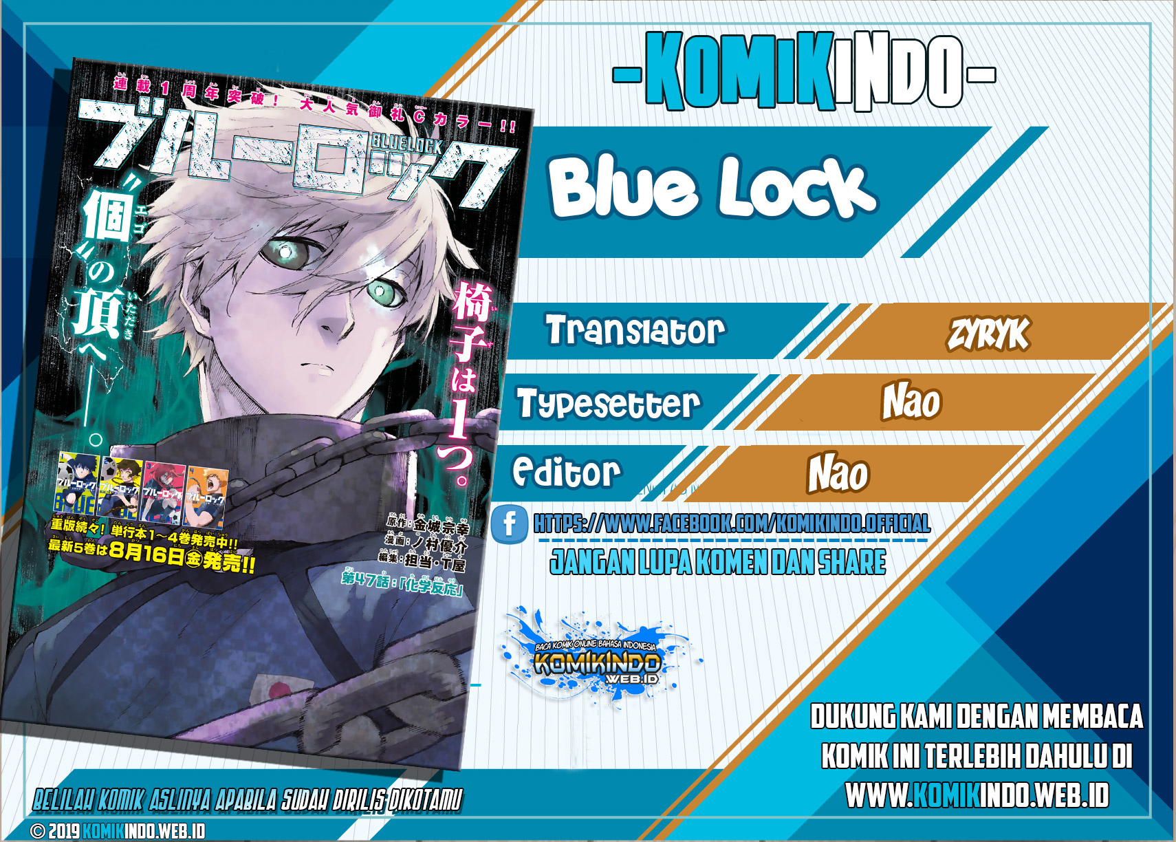 Read Blue Lock ID Manga Online