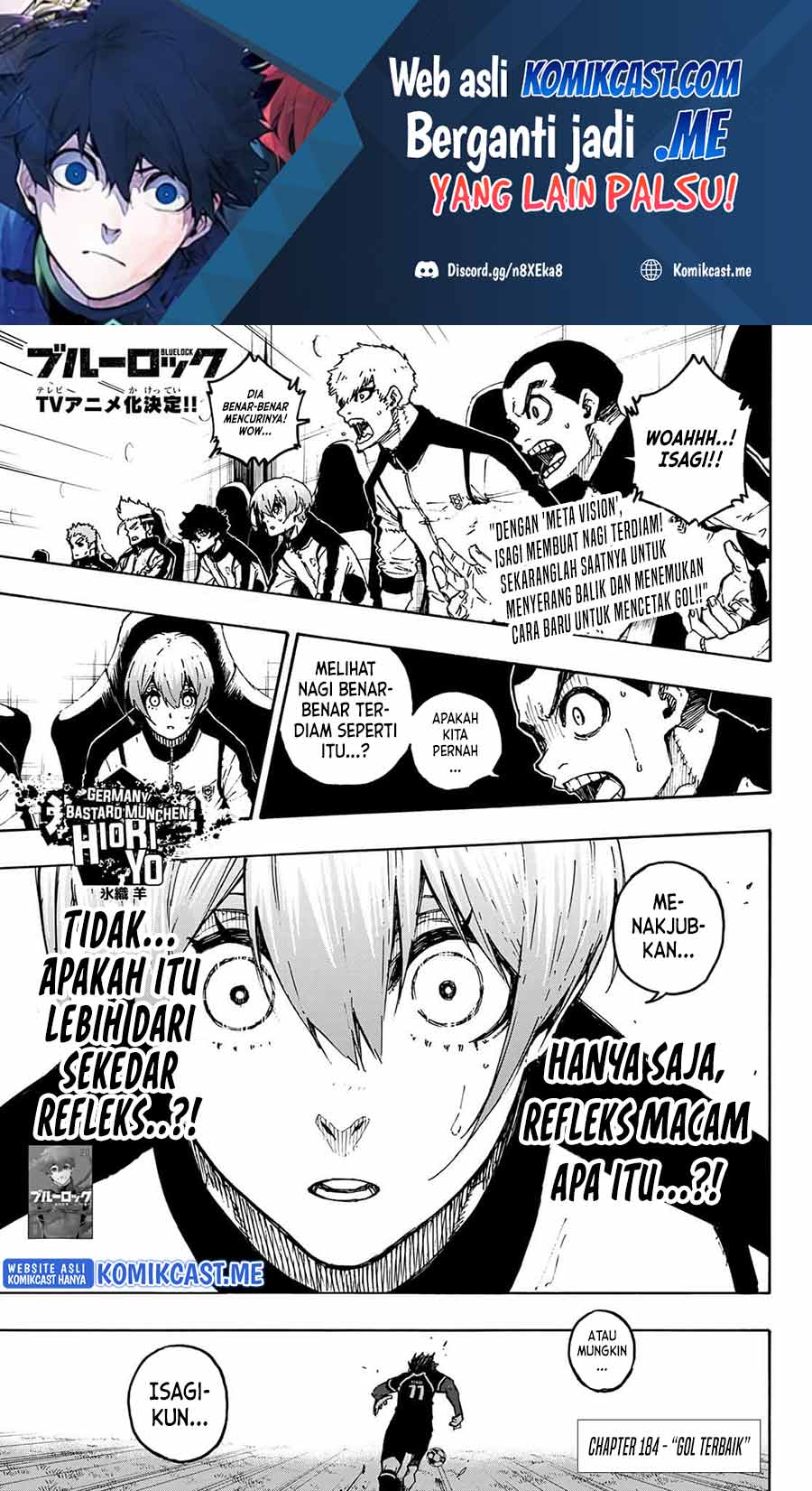 Read Blue Lock ID Manga Online