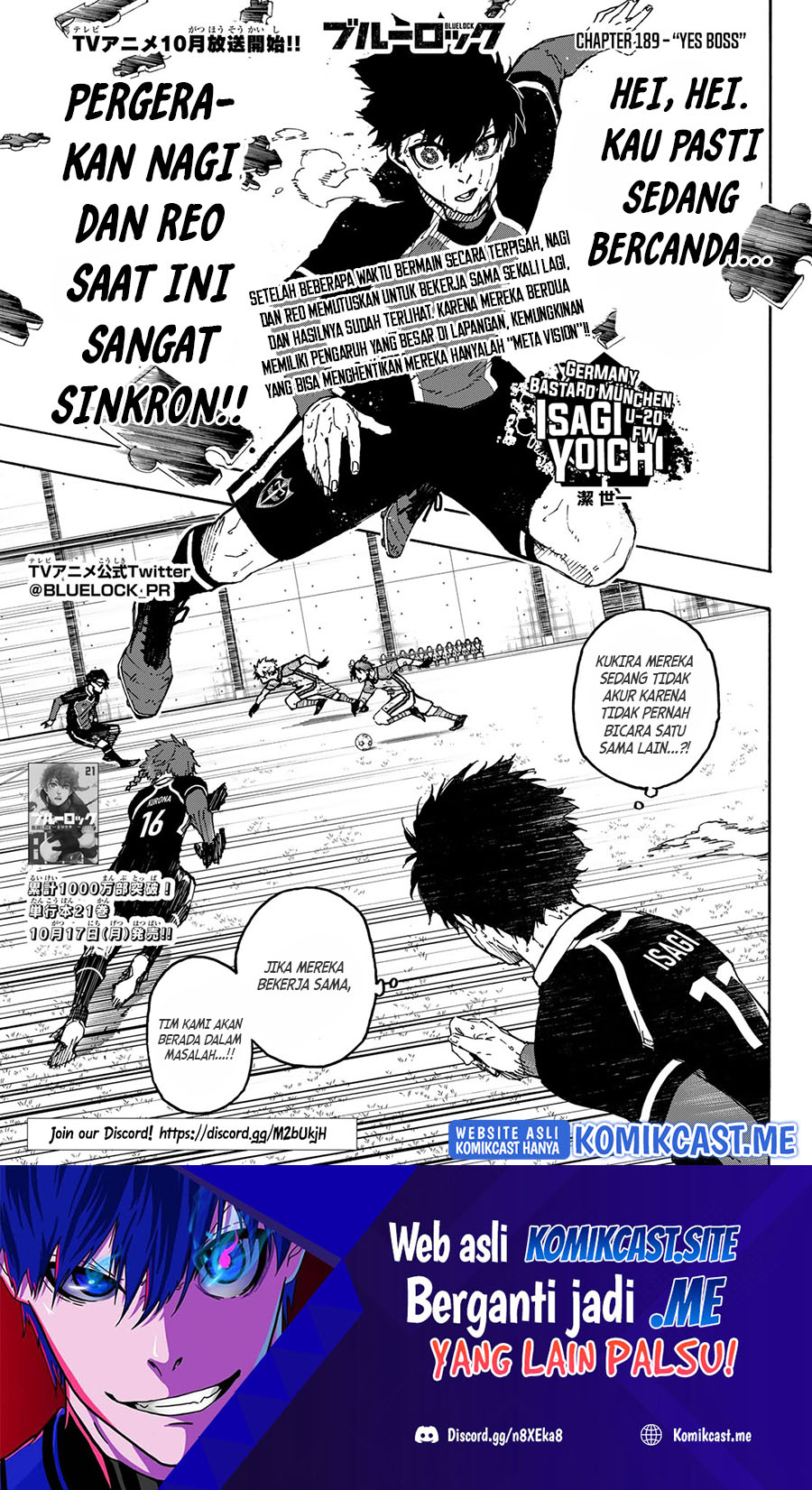 Read Blue Lock ID Manga Online