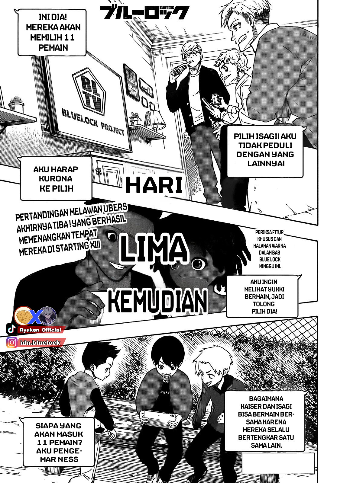 Read Blue Lock ID Manga Online