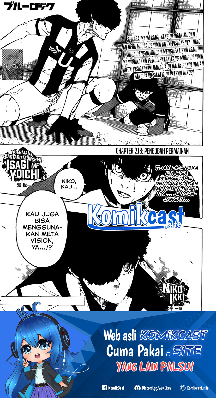 Read Blue Lock ID Manga Online