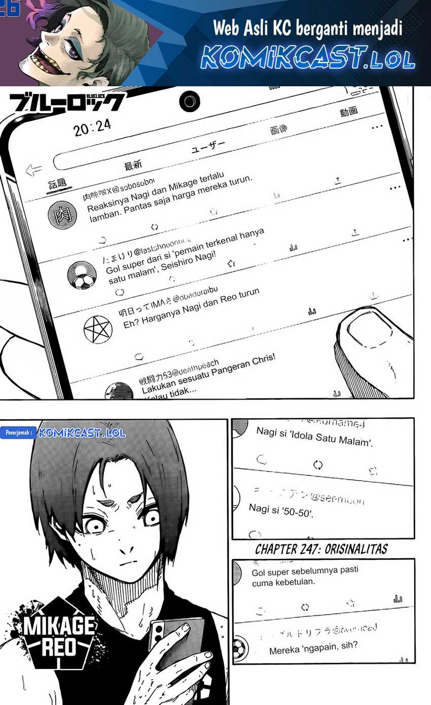 Read Blue Lock ID Manga Online