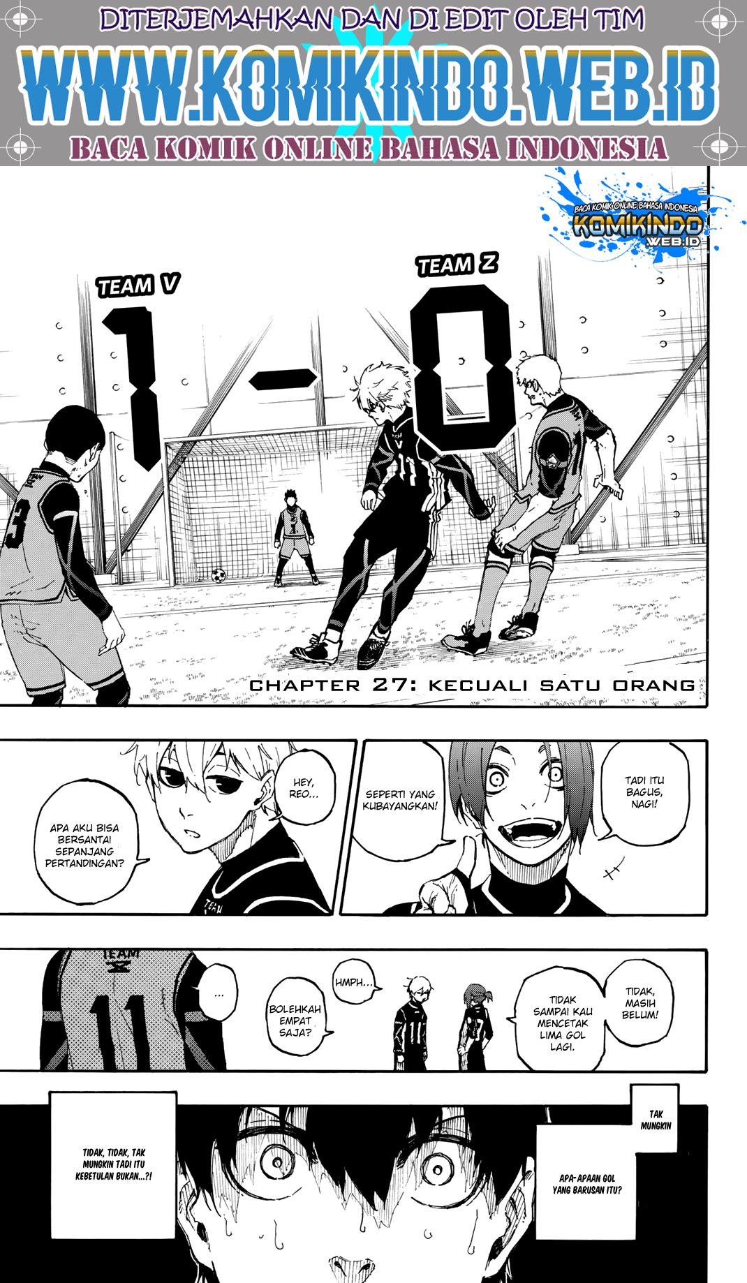 Read Blue Lock ID Manga Online