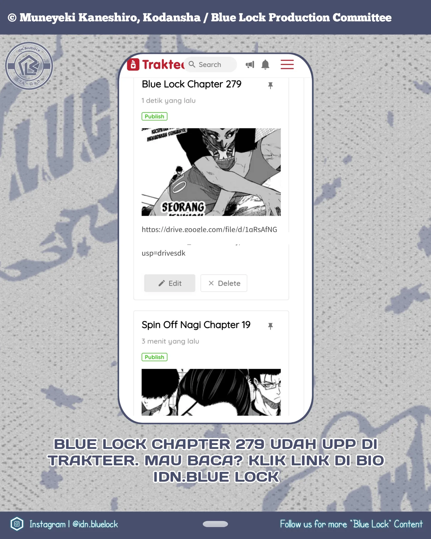 Read Blue Lock ID Manga Online