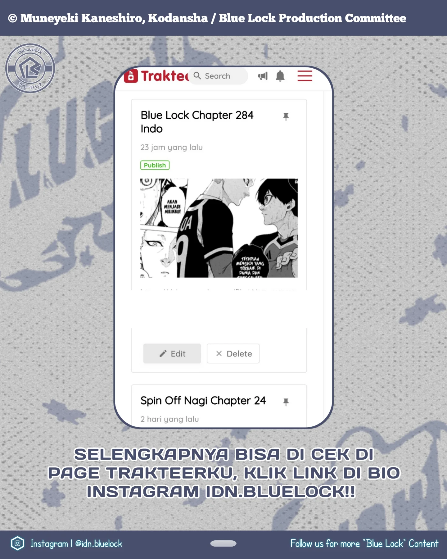 Read Blue Lock ID Manga Online