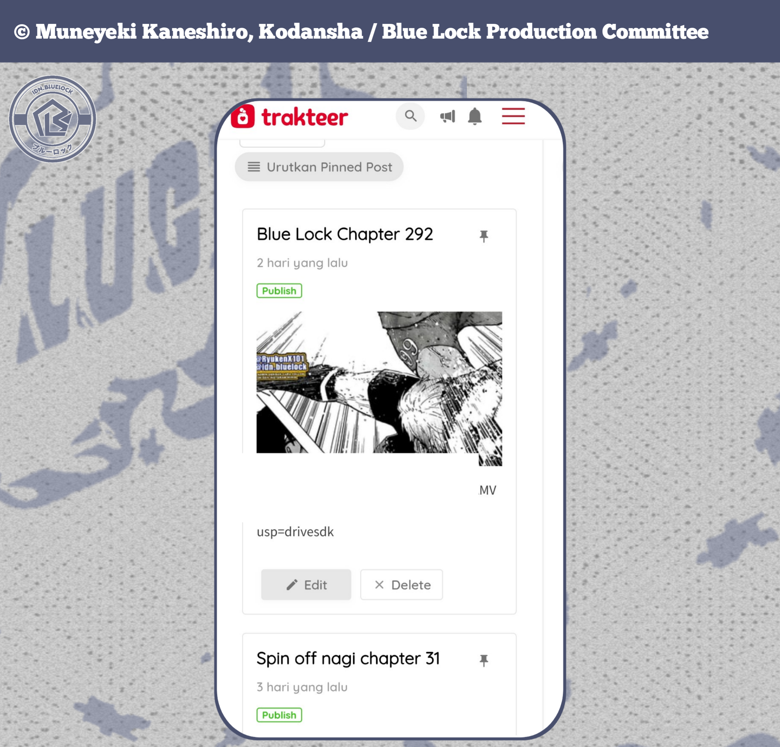 Read Blue Lock ID Manga Online