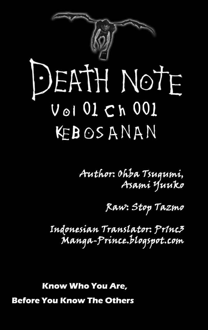 Read Death note ID Manga Online