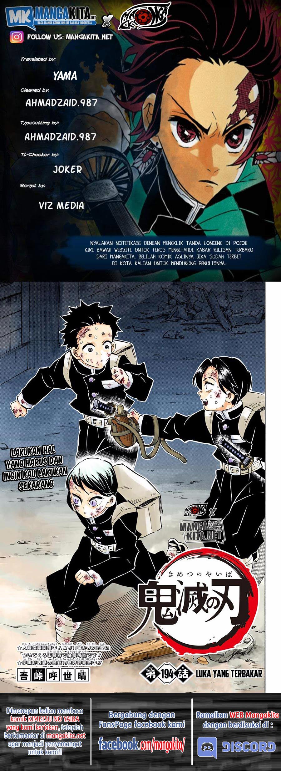 Read Demon Slayer Kimetsu no Yaiba ID Manga Online