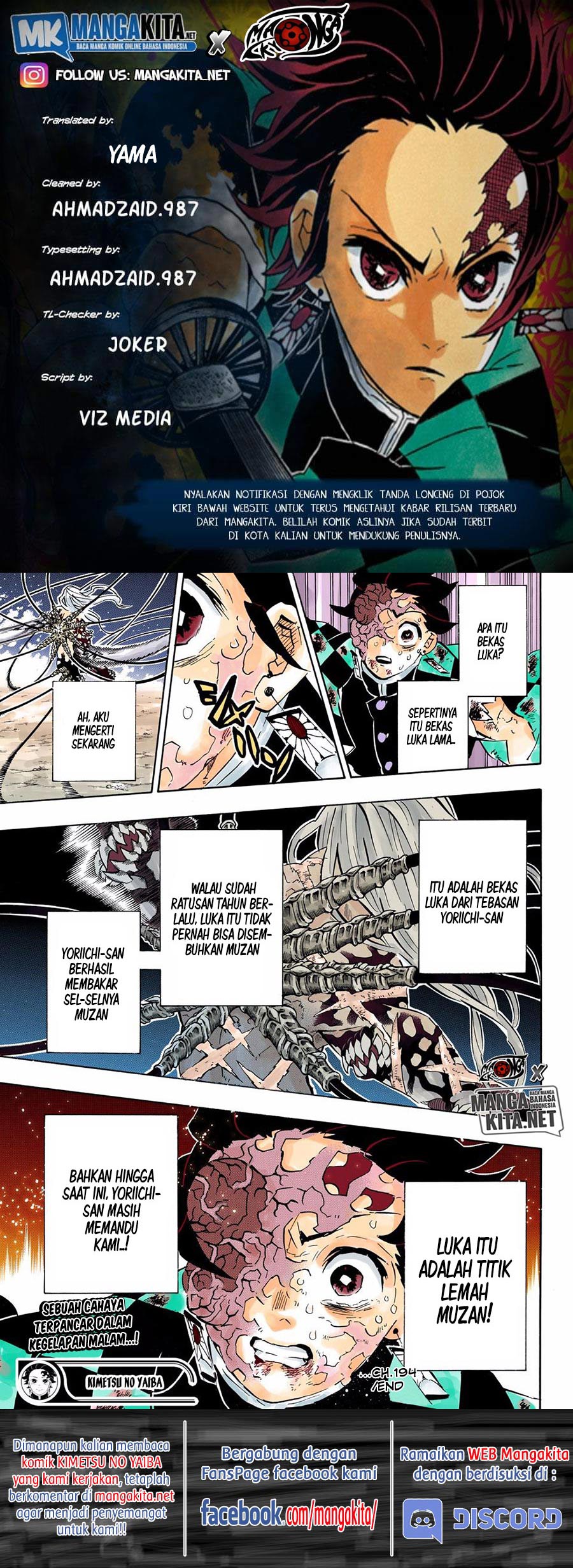 Read Demon Slayer Kimetsu no Yaiba ID Manga Online