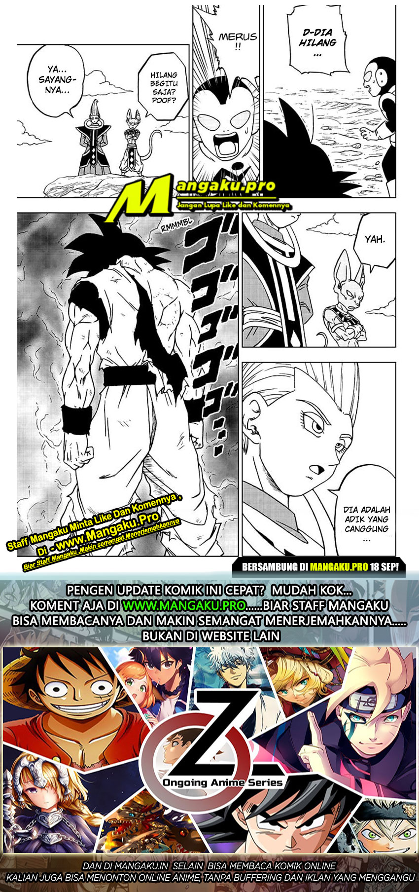 Read Dragon Ball Super ID Manga Online