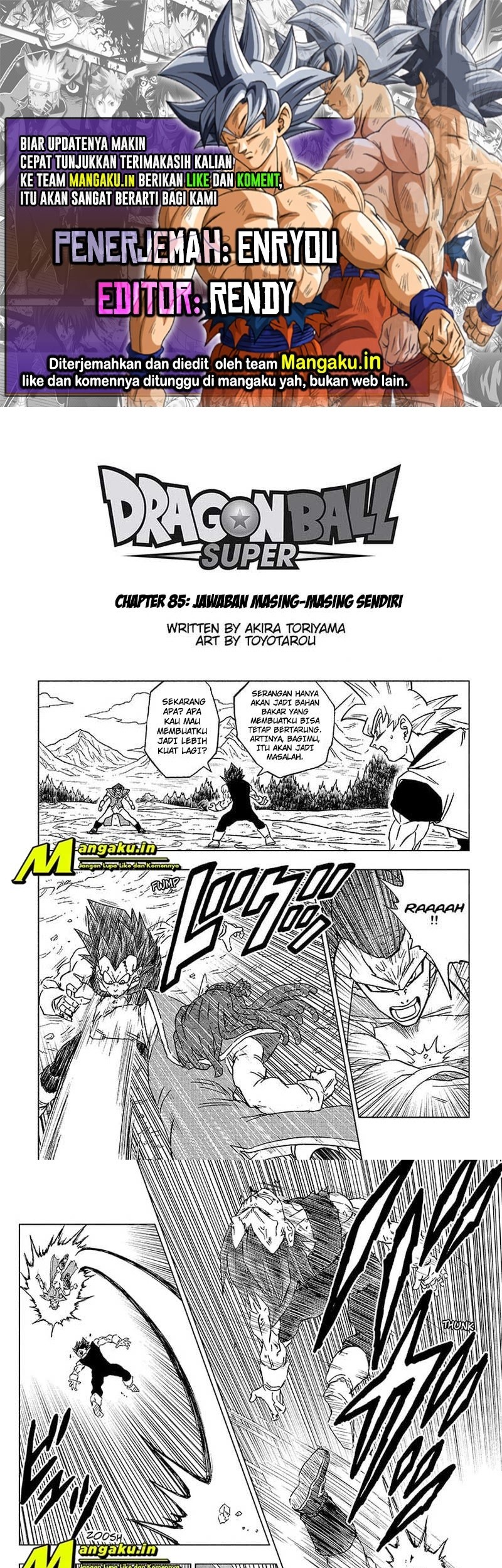 Read Dragon Ball Super ID Manga Online
