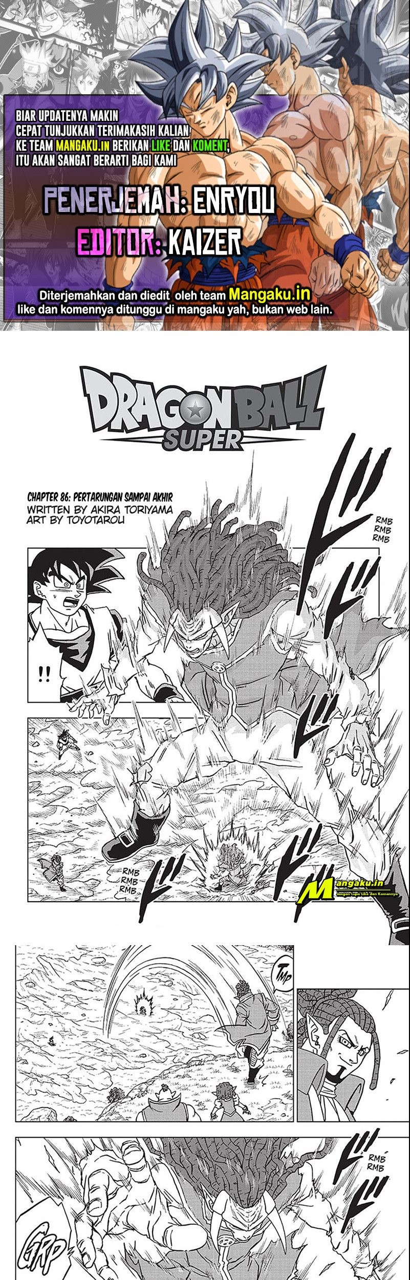 Read Dragon Ball Super ID Manga Online