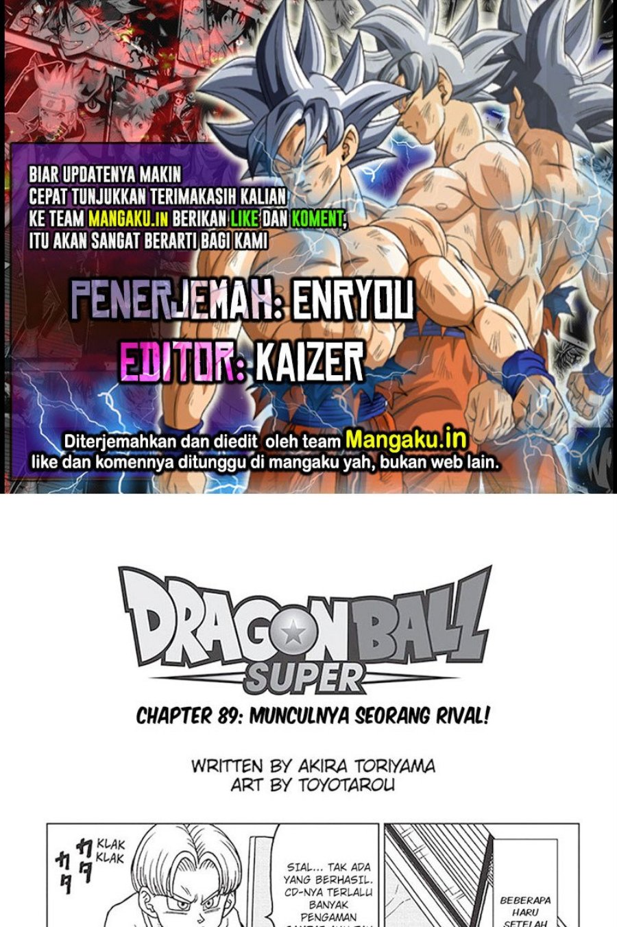 Read Dragon Ball Super ID Manga Online