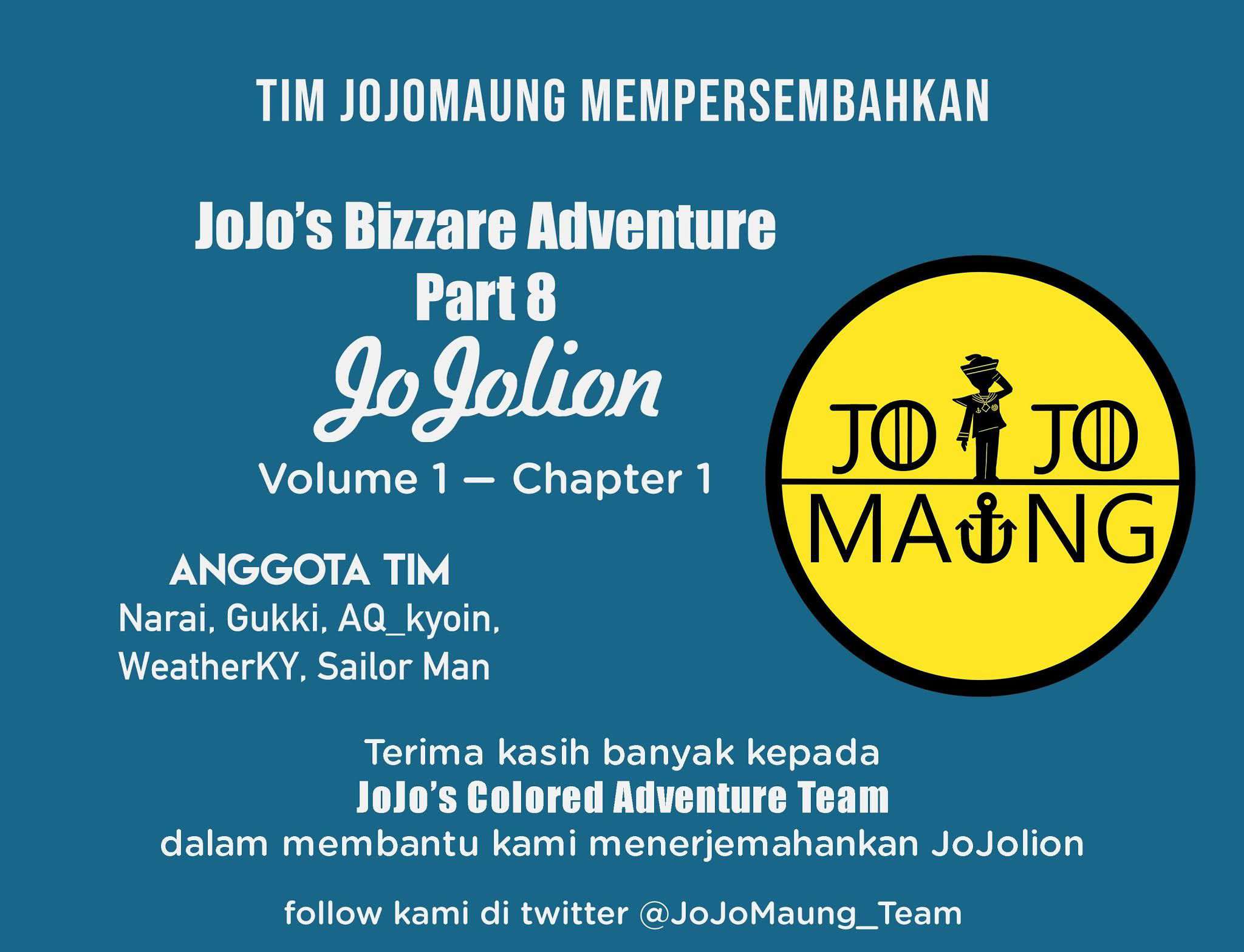 Read JoJo no Kimyou na Bouken Part 8 JoJolion ID Manga Online