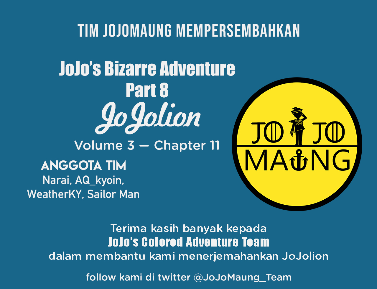 Read JoJo no Kimyou na Bouken Part 8 JoJolion ID Manga Online