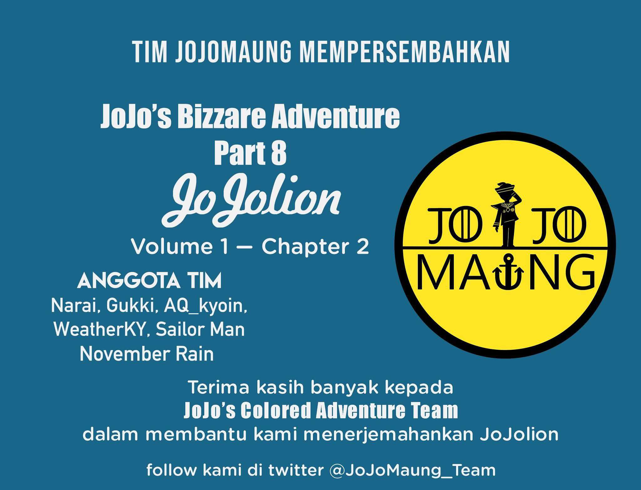Read JoJo no Kimyou na Bouken Part 8 JoJolion ID Manga Online