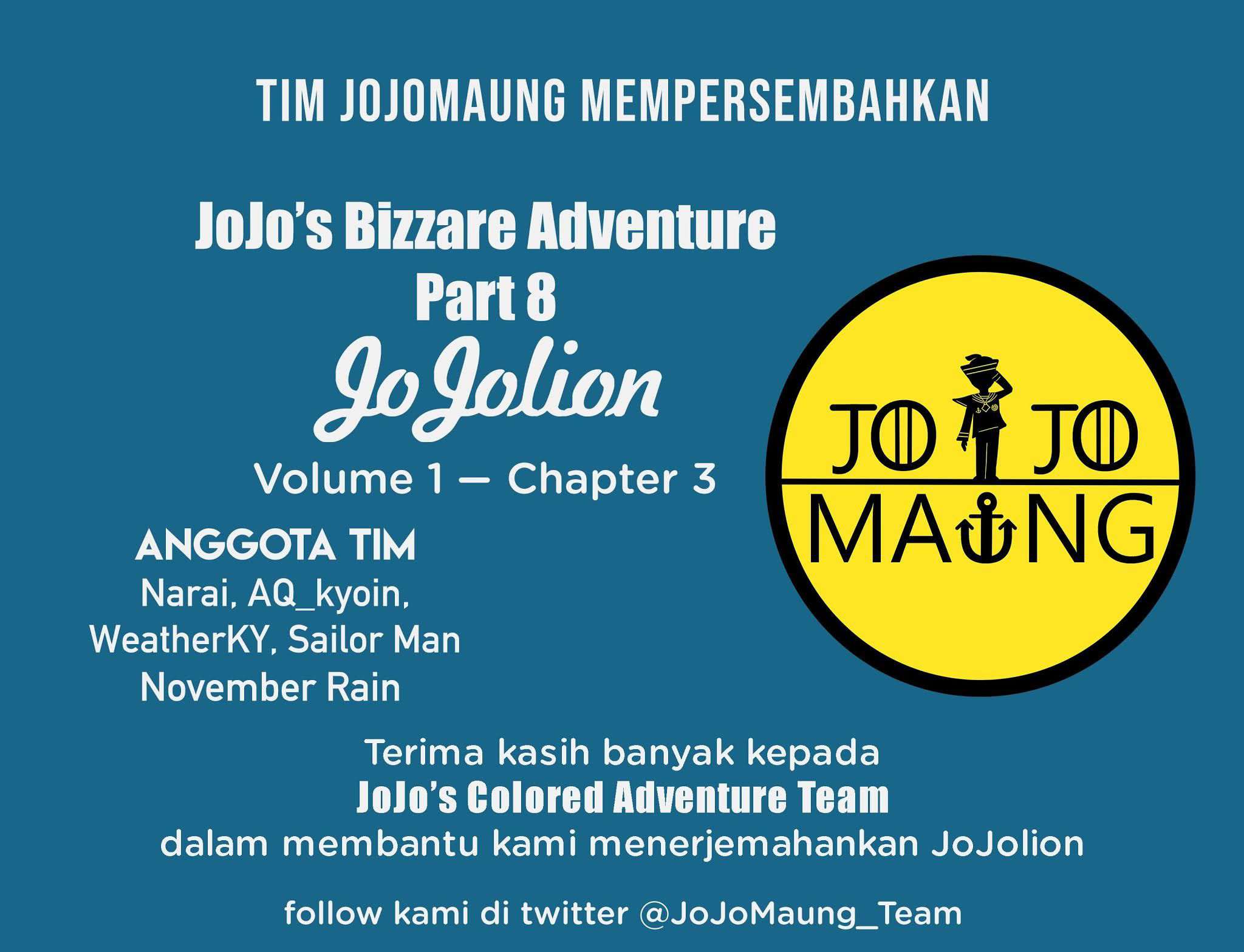 Read JoJo no Kimyou na Bouken Part 8 JoJolion ID Manga Online