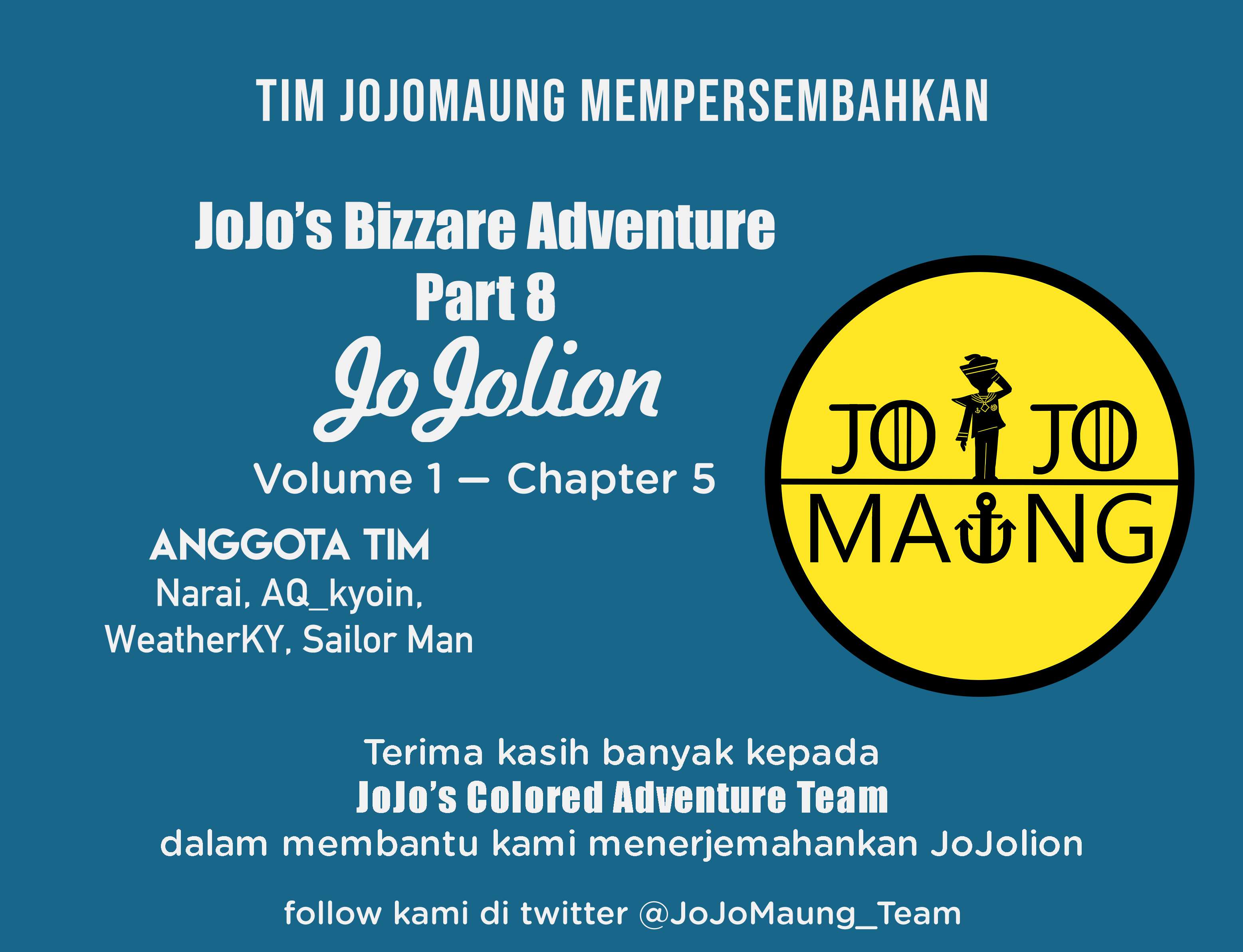 Read JoJo no Kimyou na Bouken Part 8 JoJolion ID Manga Online