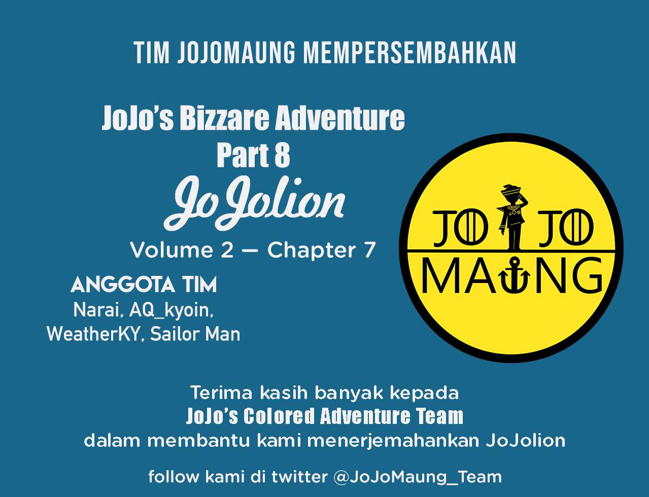 Read JoJo no Kimyou na Bouken Part 8 JoJolion ID Manga Online