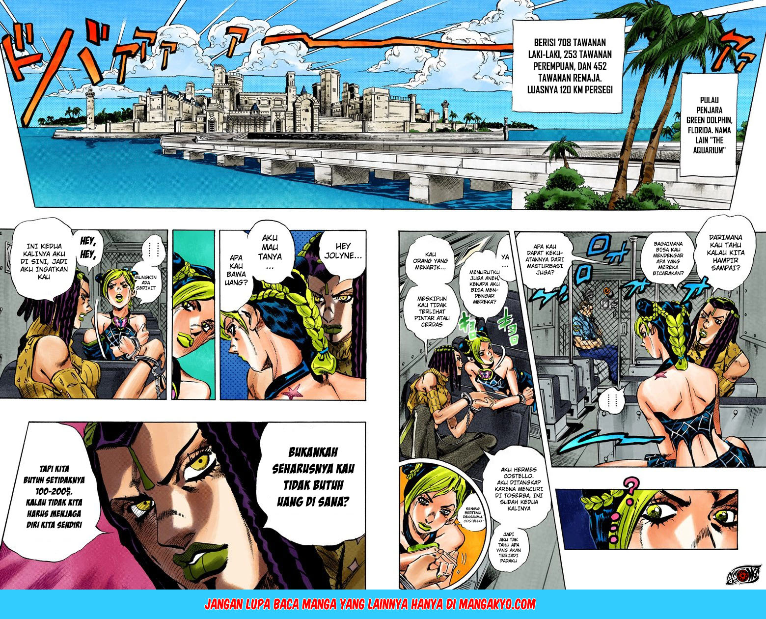 Read JoJo’s Bizarre Adventure Part 6 Stone Ocean ID Manga Online