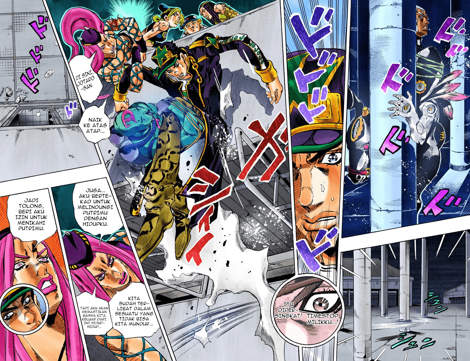 Read JoJo’s Bizarre Adventure Part 6 Stone Ocean ID Manga Online