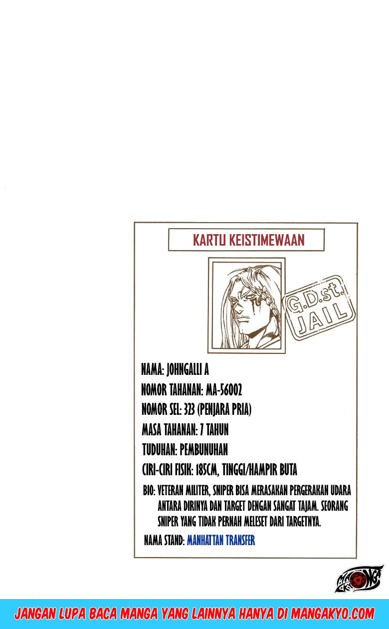 Read JoJo’s Bizarre Adventure Part 6 Stone Ocean ID Manga Online
