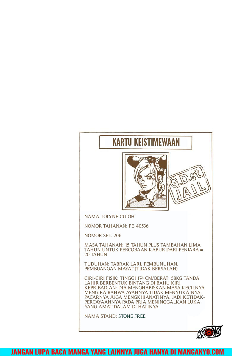 Read JoJo’s Bizarre Adventure Part 6 Stone Ocean ID Manga Online