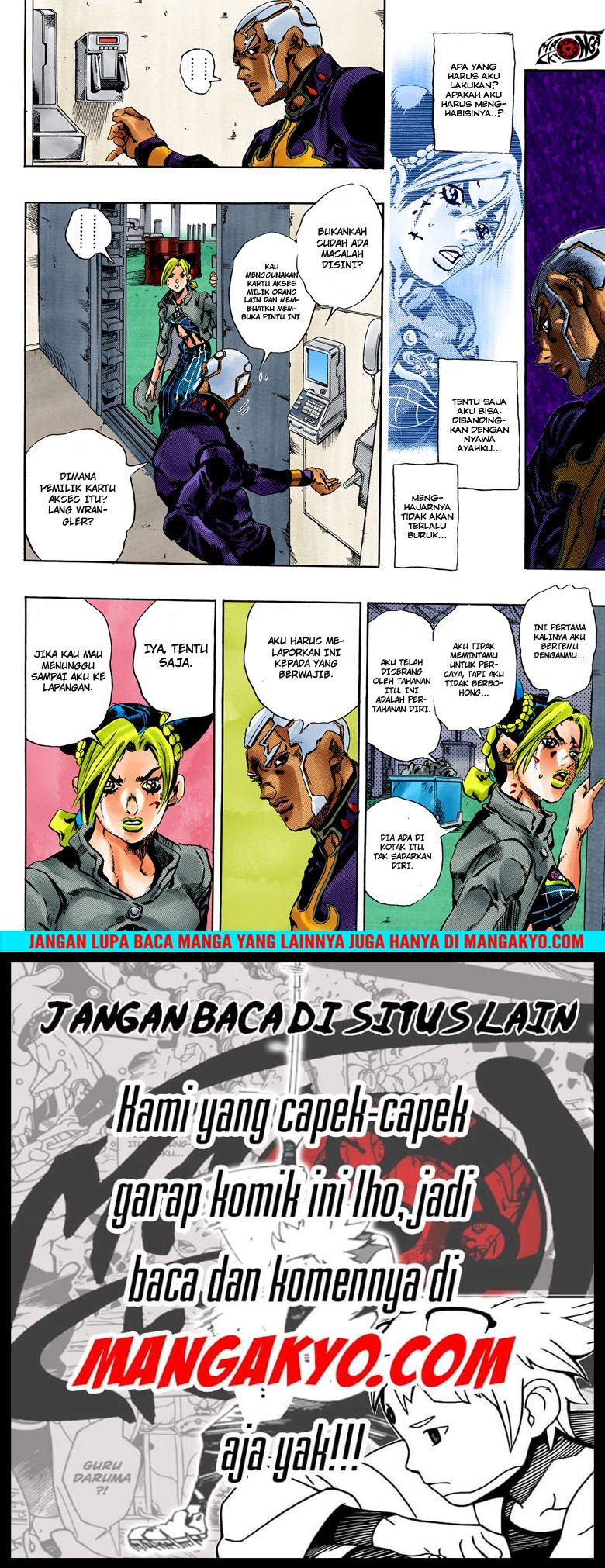 Read JoJo’s Bizarre Adventure Part 6 Stone Ocean ID Manga Online