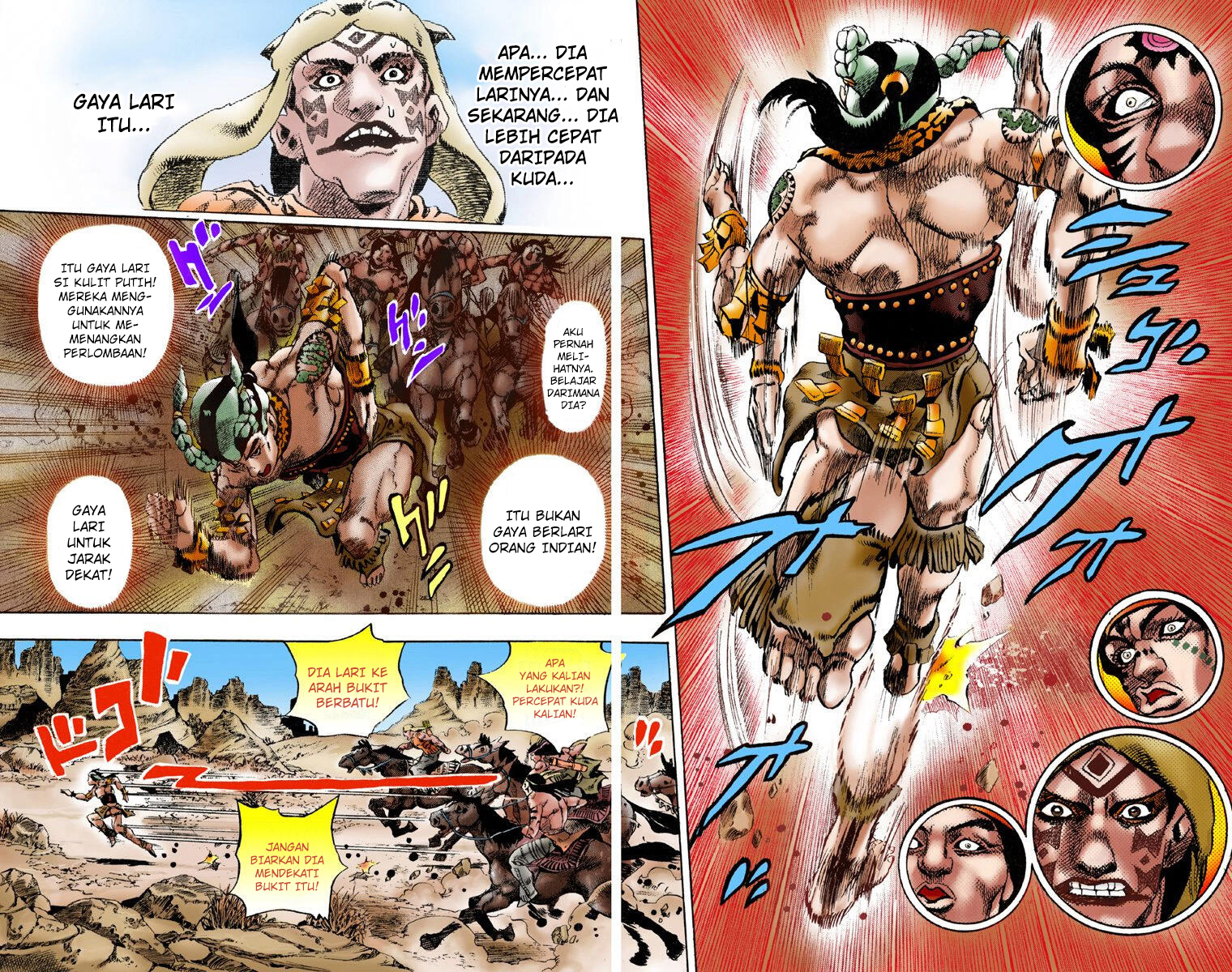 Read JoJo’s Bizarre Adventure Part 7 Steel Ball Run ID Manga Online