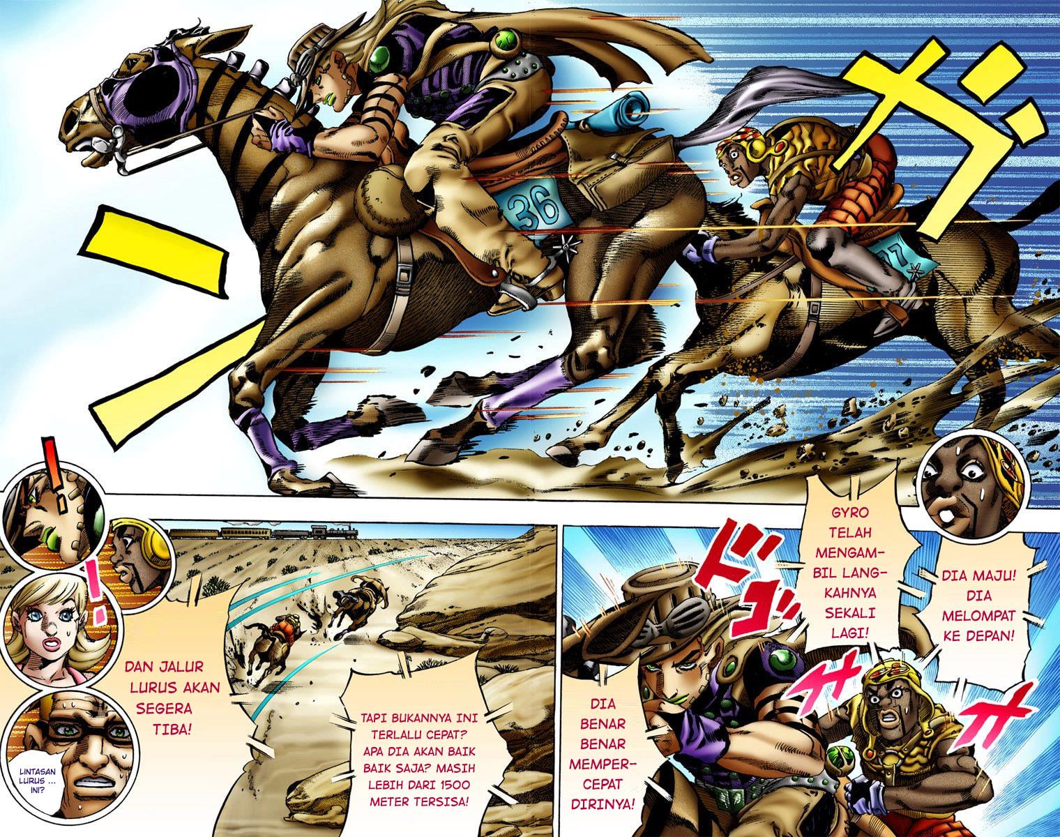 Read JoJo’s Bizarre Adventure Part 7 Steel Ball Run ID Manga Online