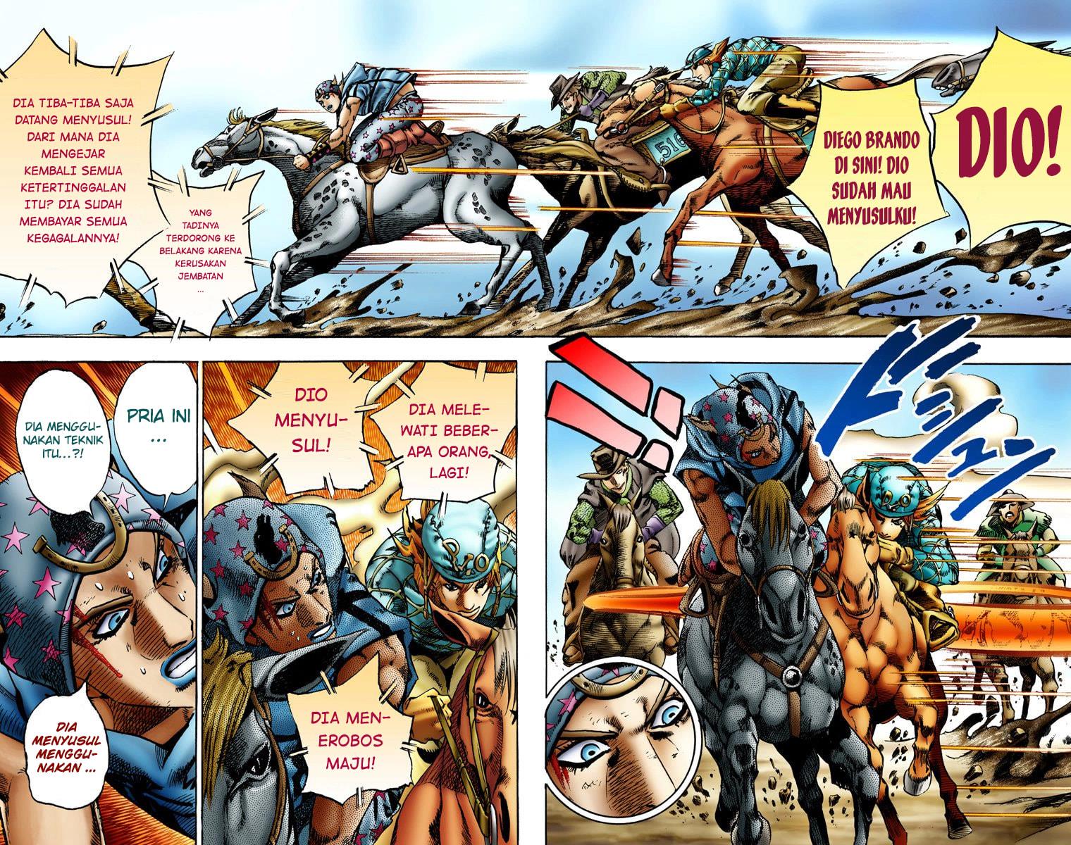 Read JoJo’s Bizarre Adventure Part 7 Steel Ball Run ID Manga Online