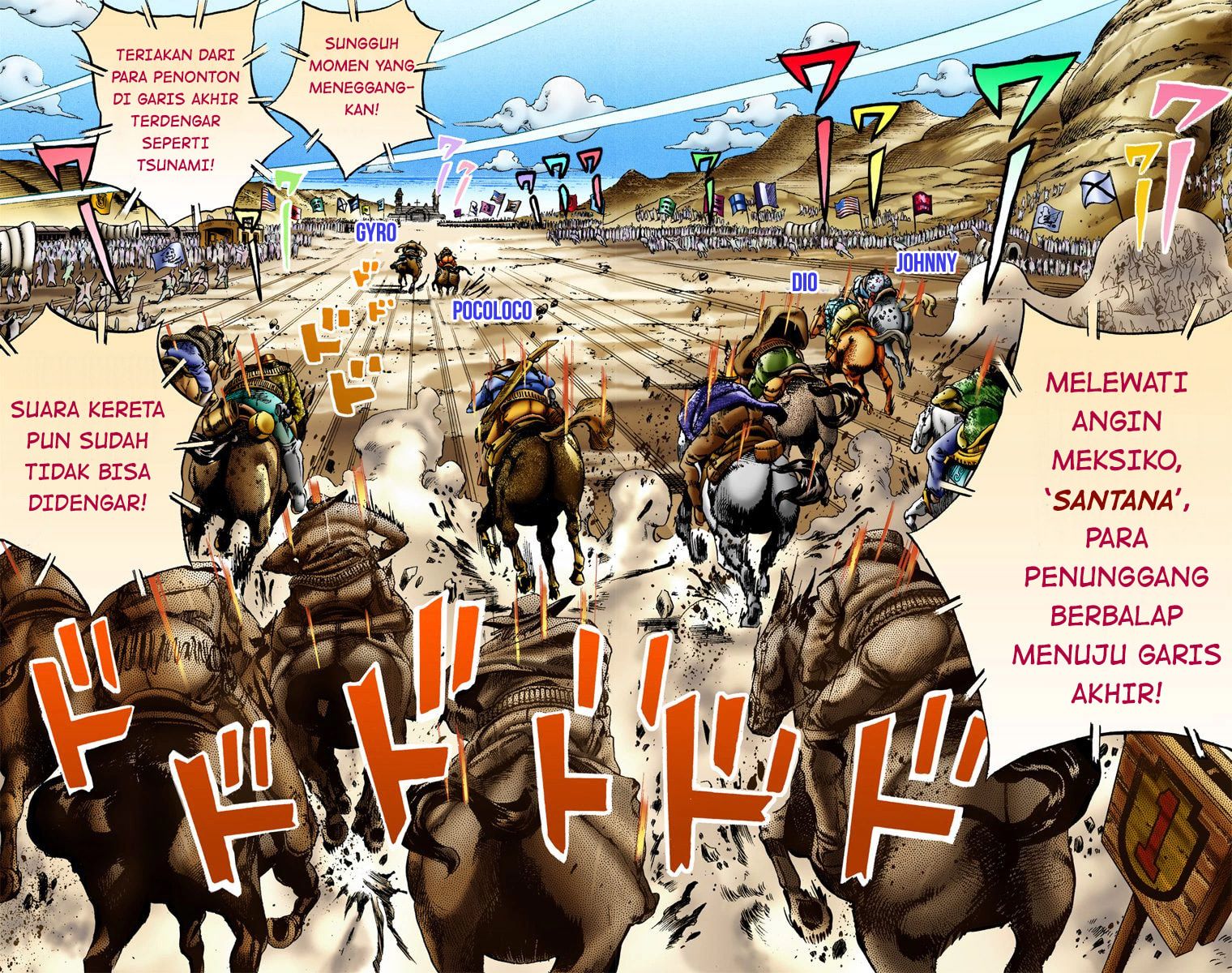 Read JoJo’s Bizarre Adventure Part 7 Steel Ball Run ID Manga Online