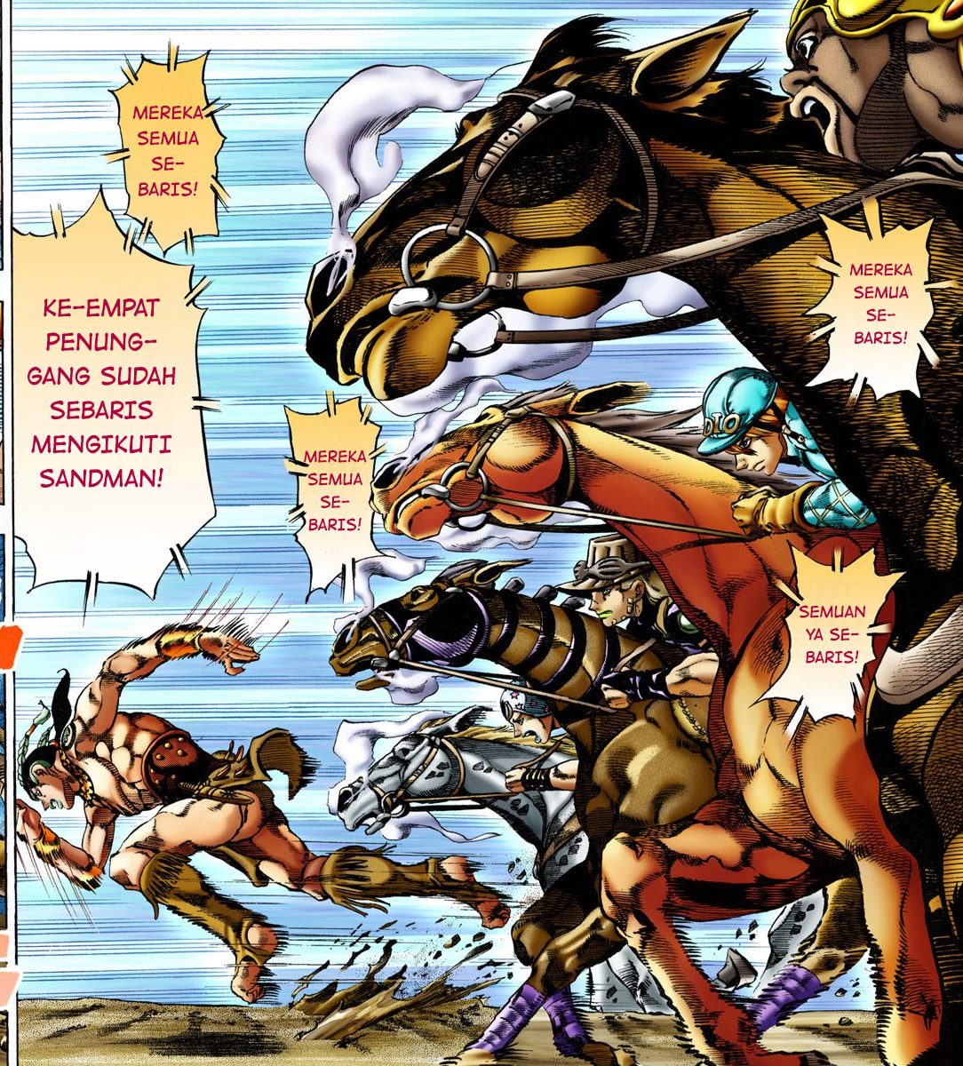 Read JoJo’s Bizarre Adventure Part 7 Steel Ball Run ID Manga Online