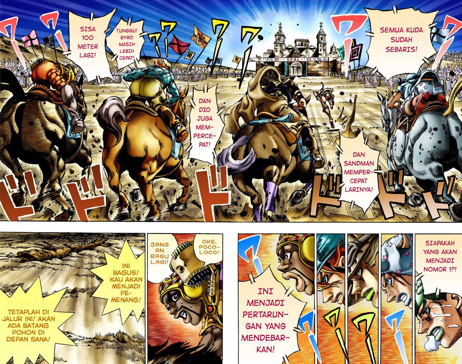 Read JoJo’s Bizarre Adventure Part 7 Steel Ball Run ID Manga Online