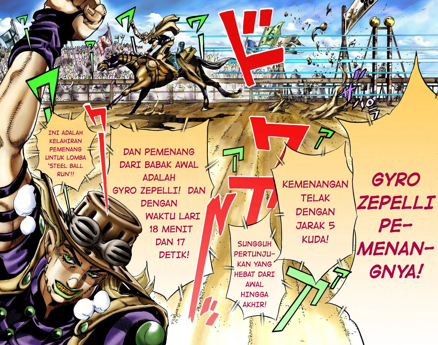 Read JoJo’s Bizarre Adventure Part 7 Steel Ball Run ID Manga Online