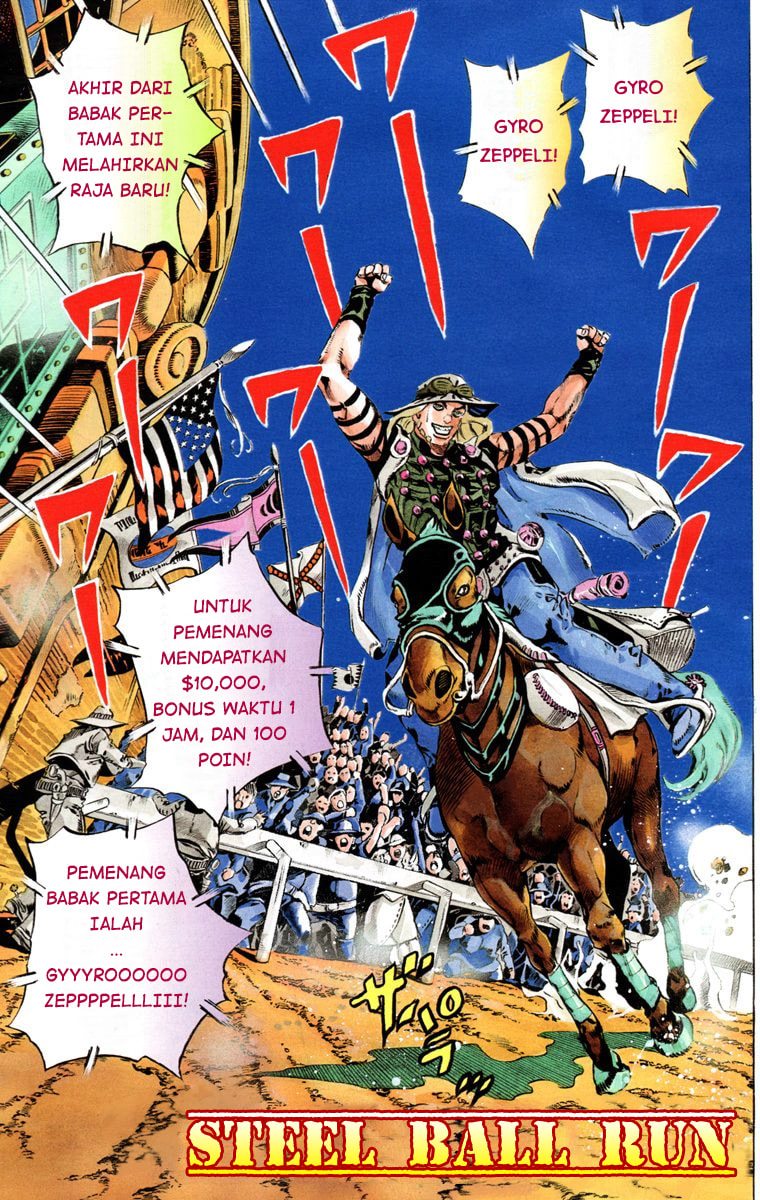Read JoJo’s Bizarre Adventure Part 7 Steel Ball Run ID Manga Online