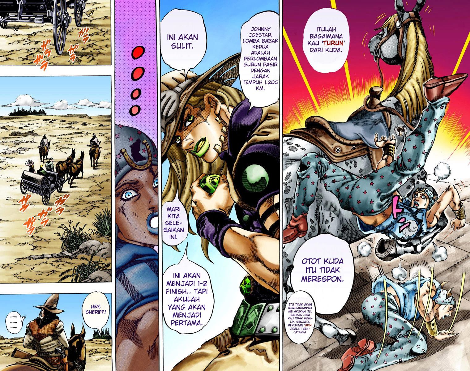 Read JoJo’s Bizarre Adventure Part 7 Steel Ball Run ID Manga Online