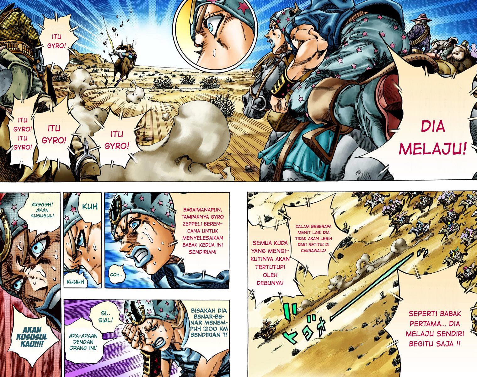 Read JoJo’s Bizarre Adventure Part 7 Steel Ball Run ID Manga Online