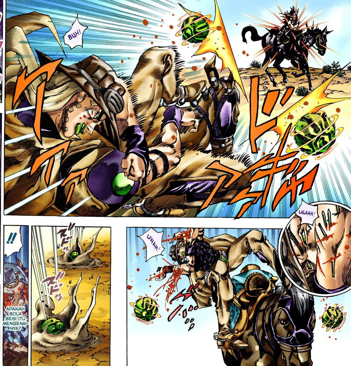 Read JoJo’s Bizarre Adventure Part 7 Steel Ball Run ID Manga Online