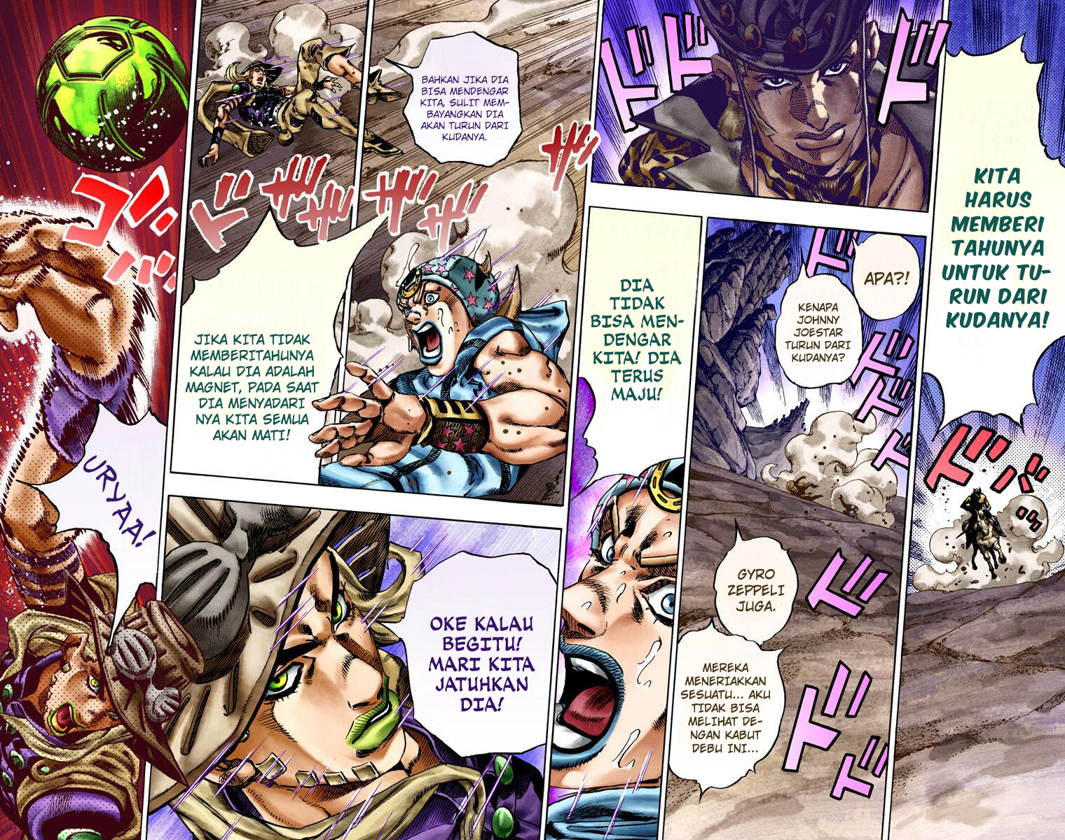 Read JoJo’s Bizarre Adventure Part 7 Steel Ball Run ID Manga Online