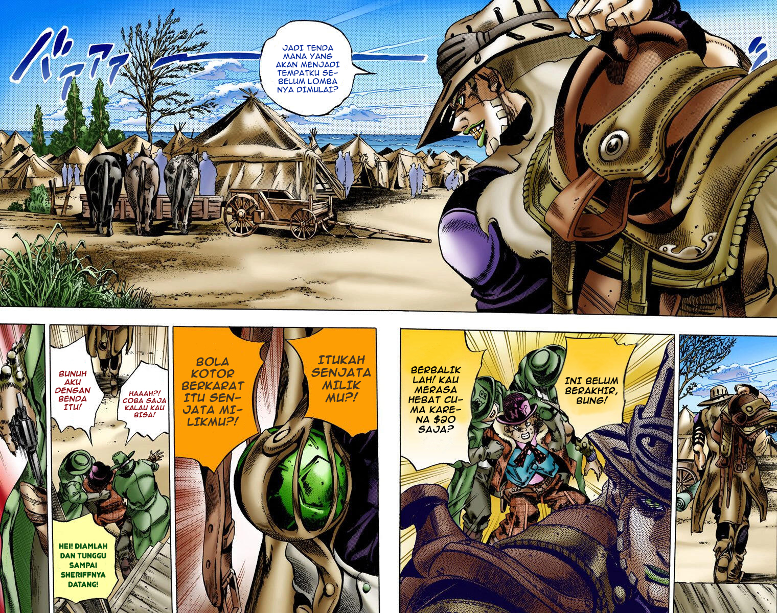 Read JoJo’s Bizarre Adventure Part 7 Steel Ball Run ID Manga Online