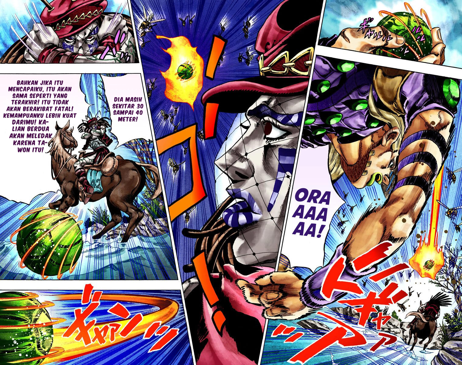 Read JoJo’s Bizarre Adventure Part 7 Steel Ball Run ID Manga Online