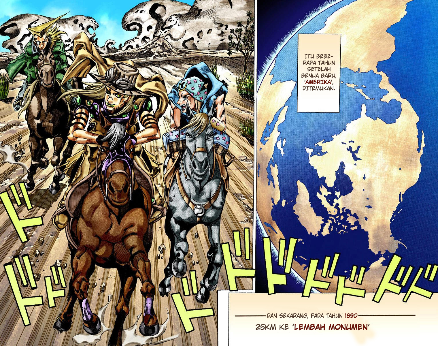 Read JoJo’s Bizarre Adventure Part 7 Steel Ball Run ID Manga Online