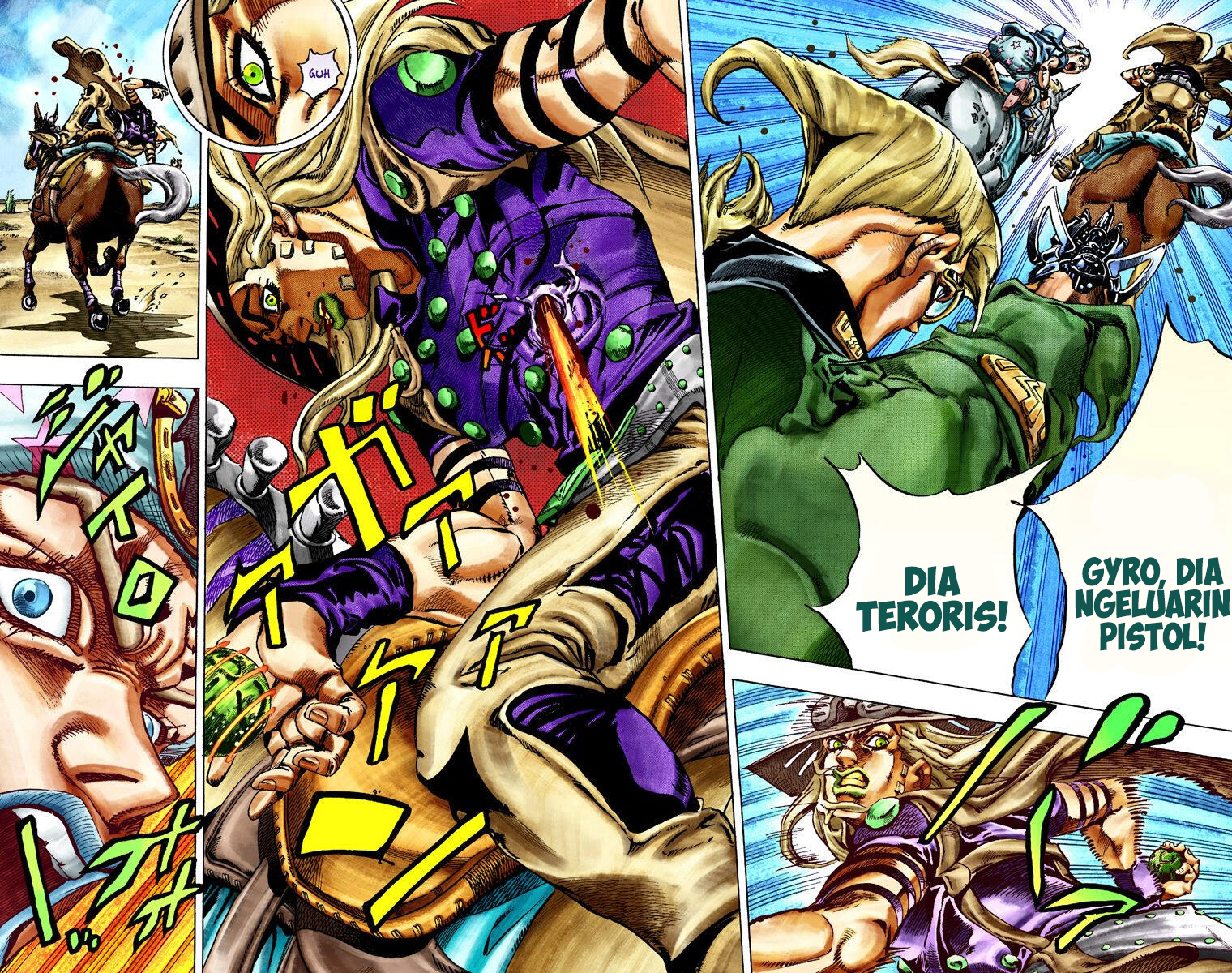 Read JoJo’s Bizarre Adventure Part 7 Steel Ball Run ID Manga Online