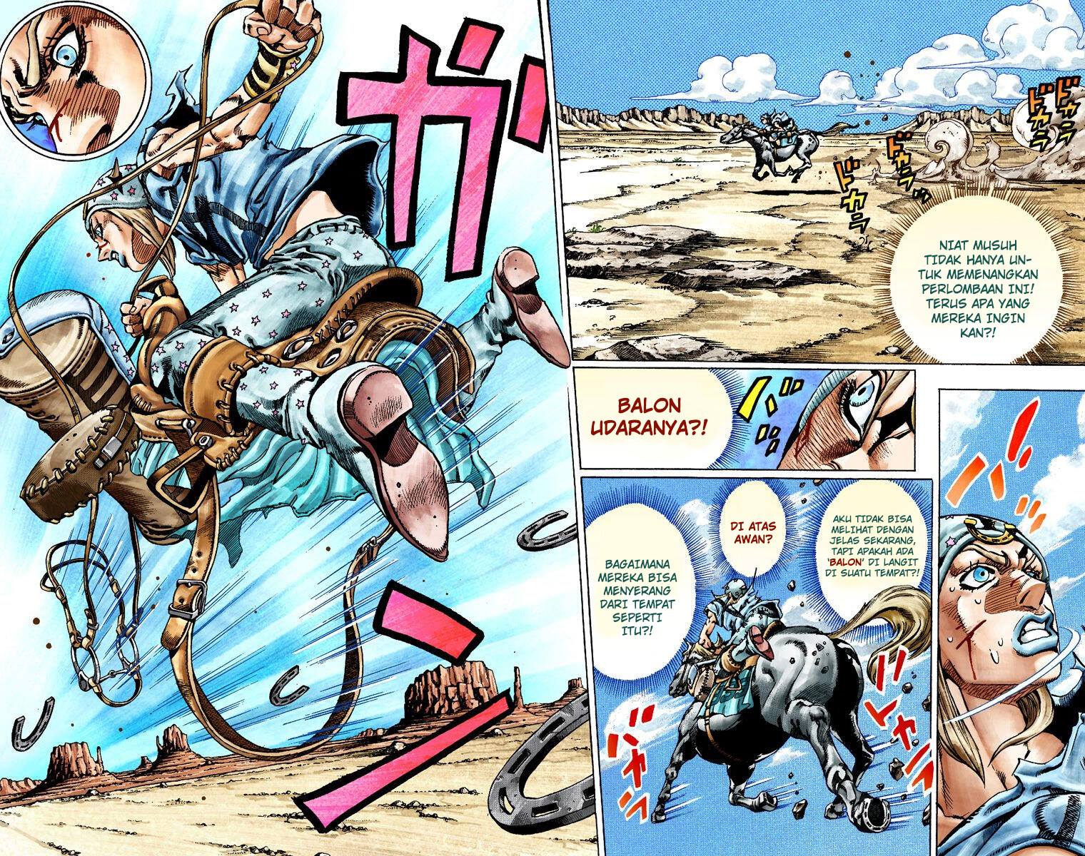 Read JoJo’s Bizarre Adventure Part 7 Steel Ball Run ID Manga Online