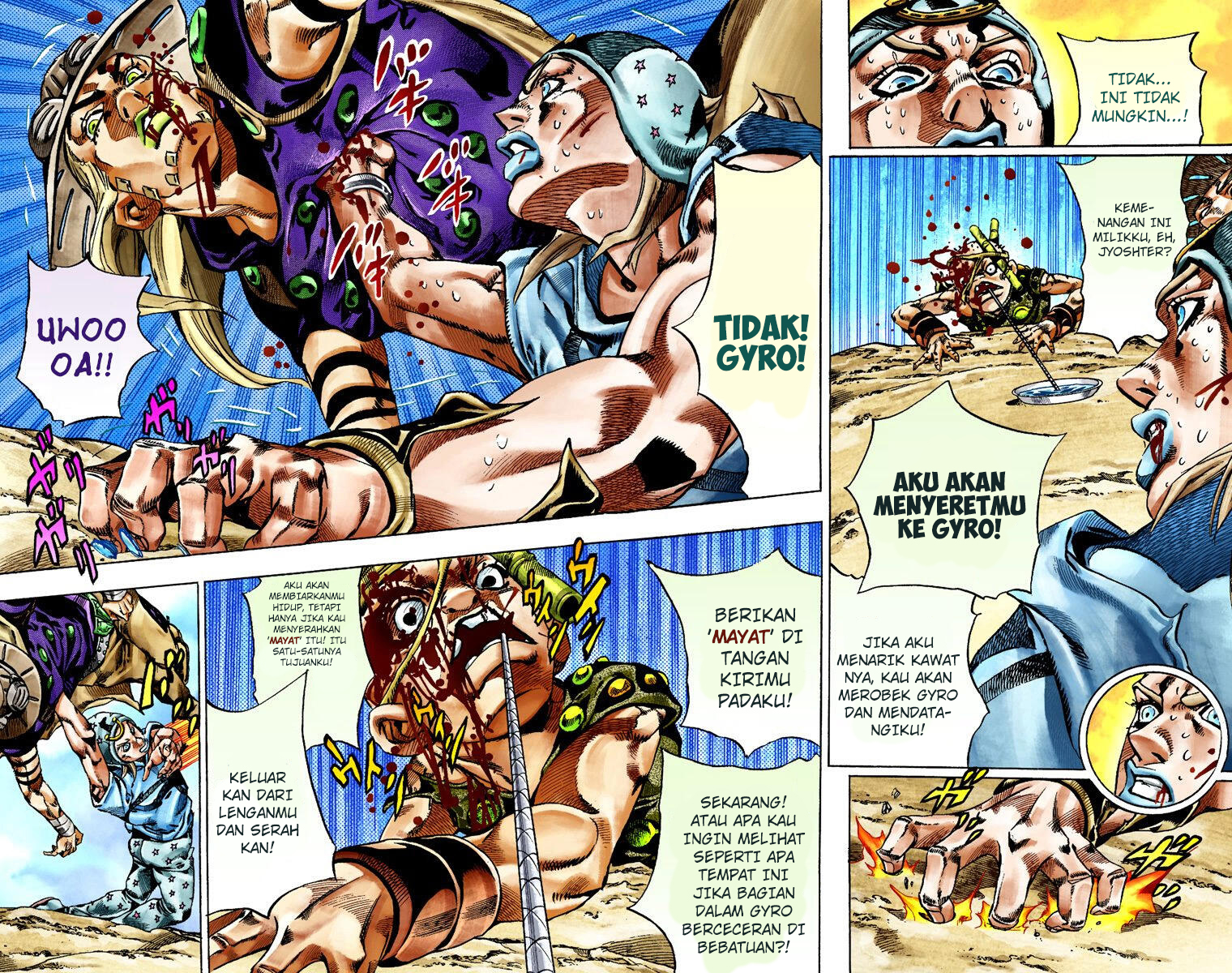 Read JoJo’s Bizarre Adventure Part 7 Steel Ball Run ID Manga Online