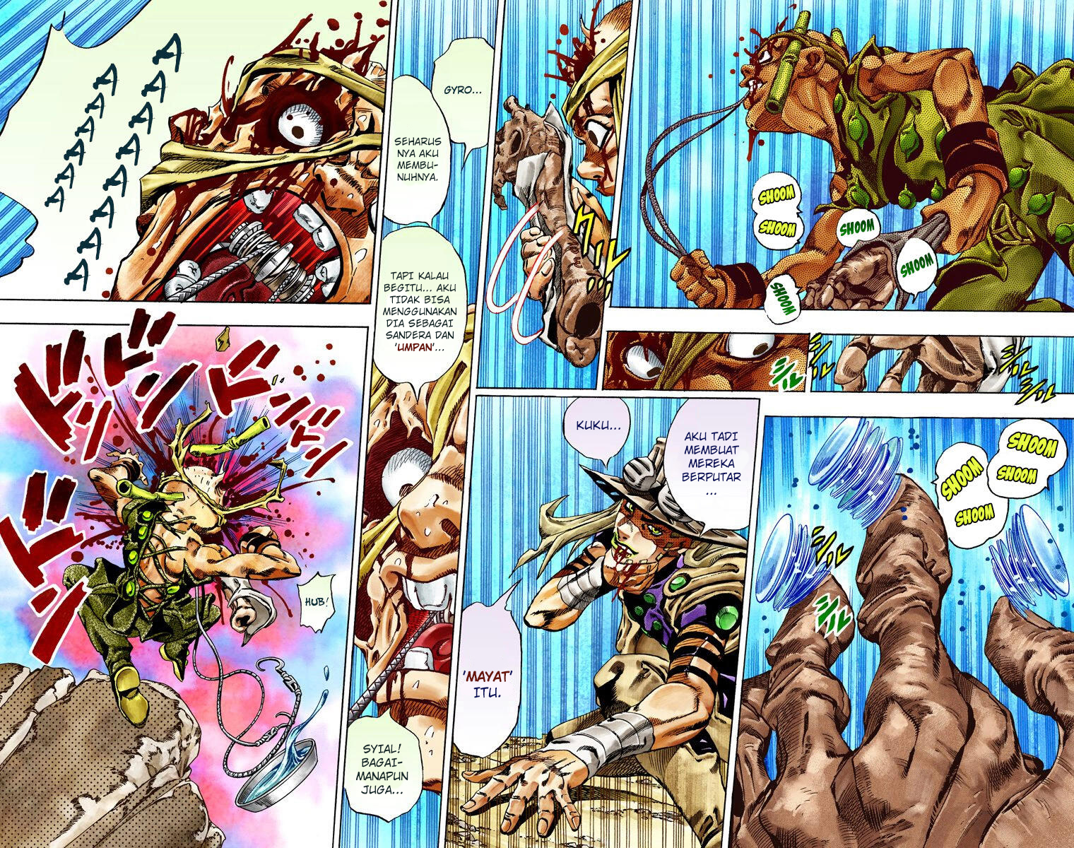 Read JoJo’s Bizarre Adventure Part 7 Steel Ball Run ID Manga Online