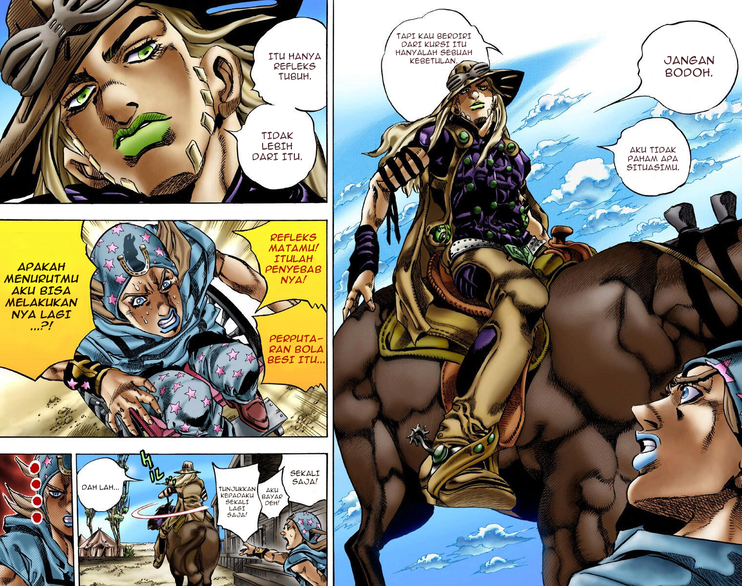 Read JoJo’s Bizarre Adventure Part 7 Steel Ball Run ID Manga Online
